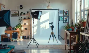 Studio fotograficzne w domu: Jak stworzyć własne domowe studio foto
