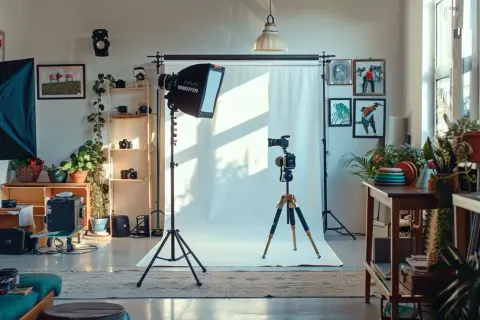 Studio fotograficzne w domu: Jak stworzyć własne domowe studio foto