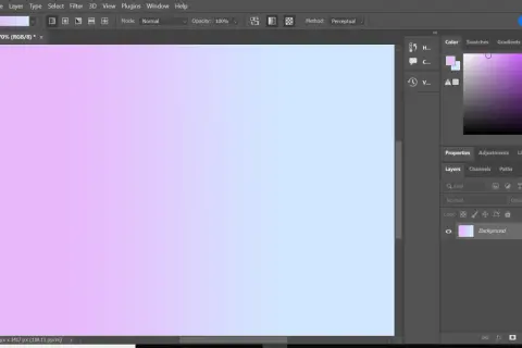Tworzenie pięknych gradientów w Photoshopie - proste kroki i wskazówki